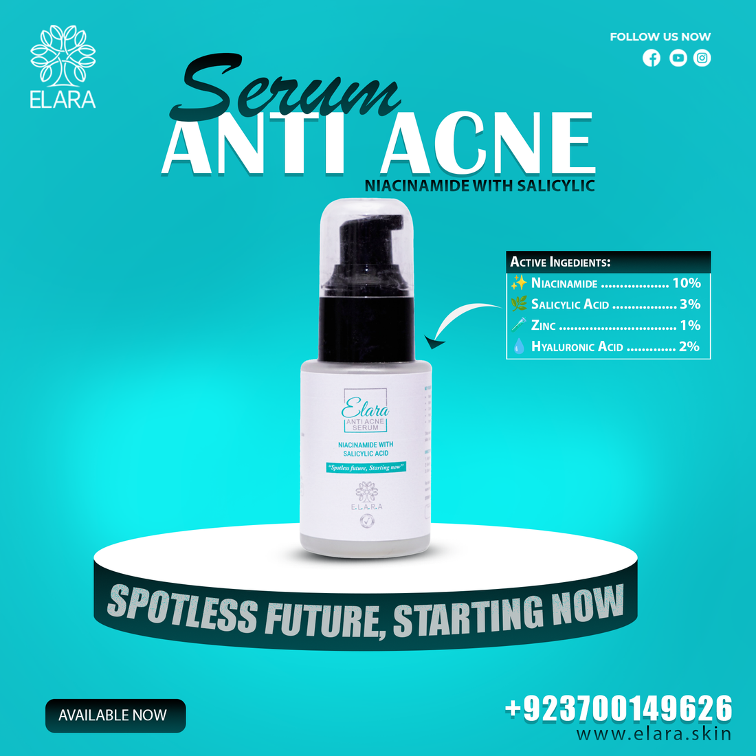 Elara Anti-Acne Serum
