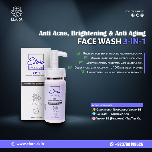Elara 3-in-1 Face Wash